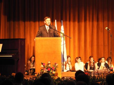 Predsednik Republike Slovenije Borut Pahor na prireditvi ob mednarodnem dnevu maternega jezika na Razkrižju 18